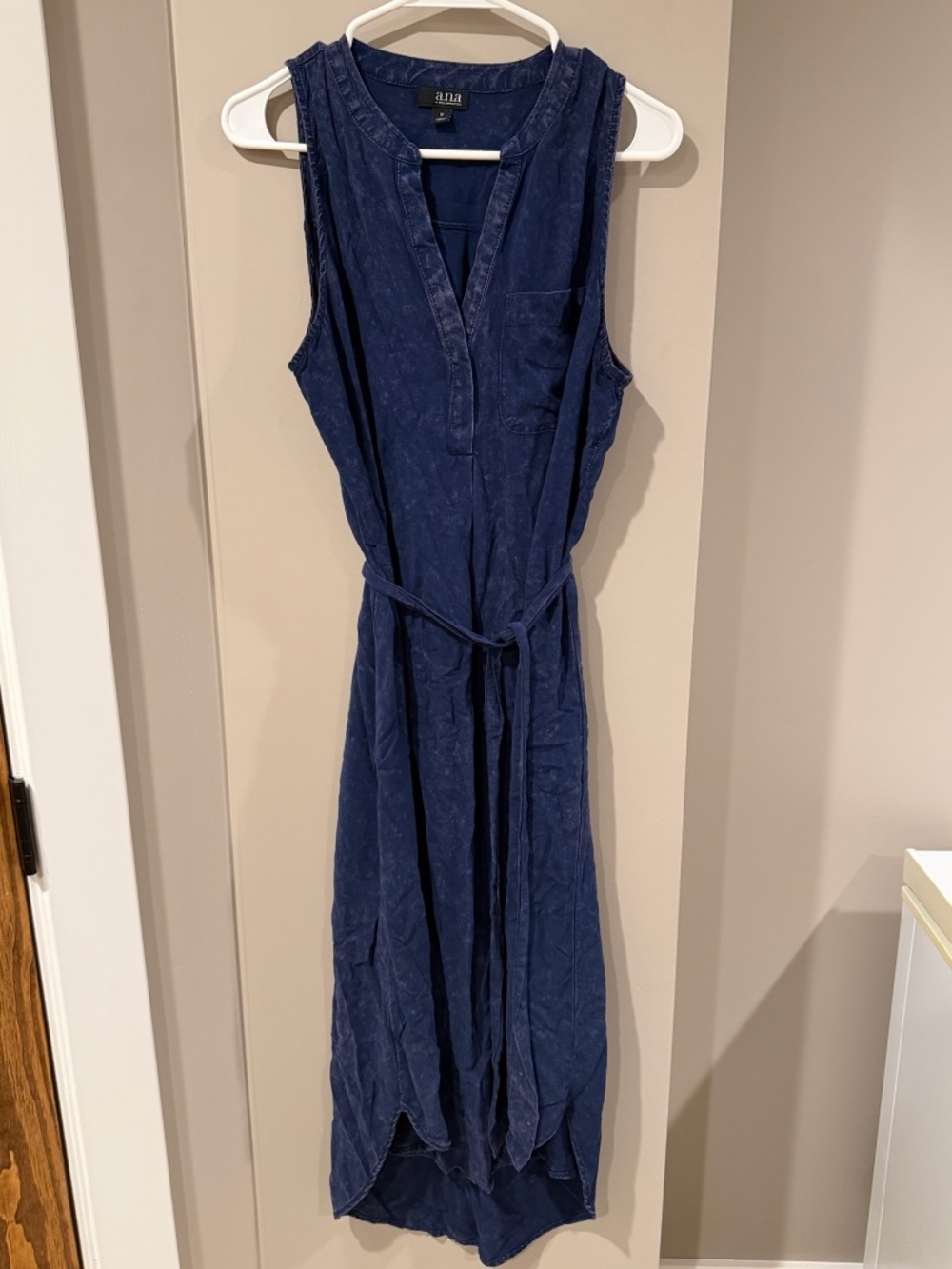 Lightweight Denim Look Dress Sz M